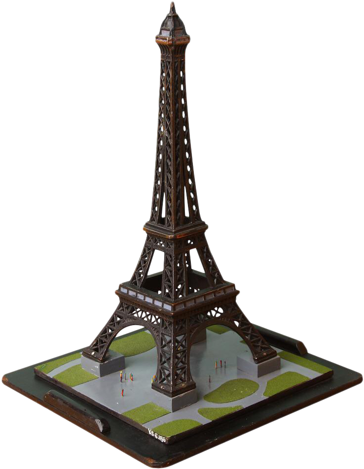 Eiffel Tower Figurines - Tower (819x1057), Png Download