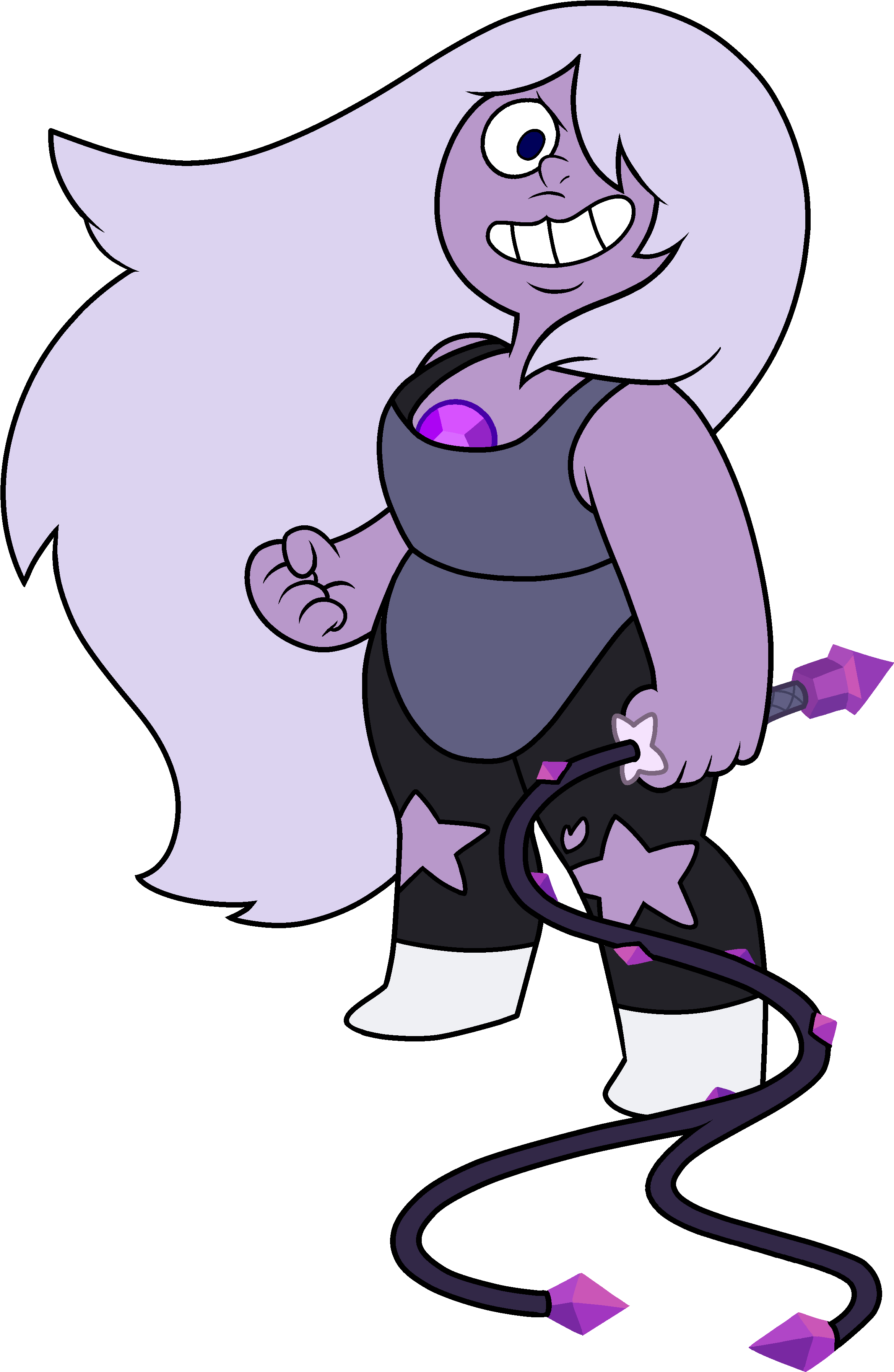 Amethyst Is A Member Of The Crystal Gems - Amethyst From Steven Universe (2750x3780), Png Download