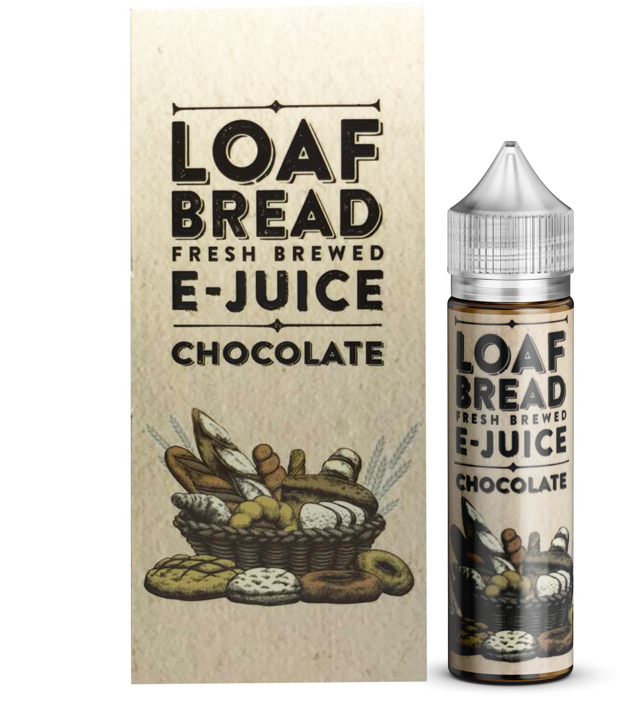 Loaf Bread Chocolate 50ml - Loaf Bread E Juice (2400x2400), Png Download