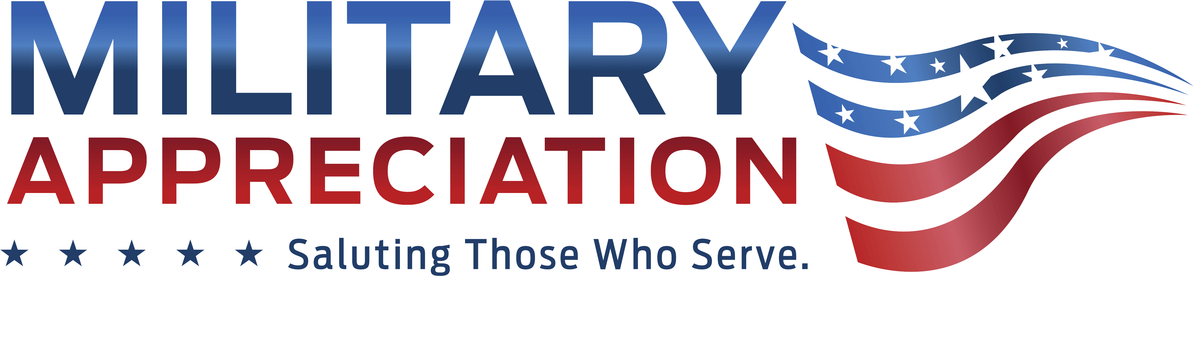 First Responders Appreciation Military Appreciation - Ford Military Appreciation (4860x1791), Png Download