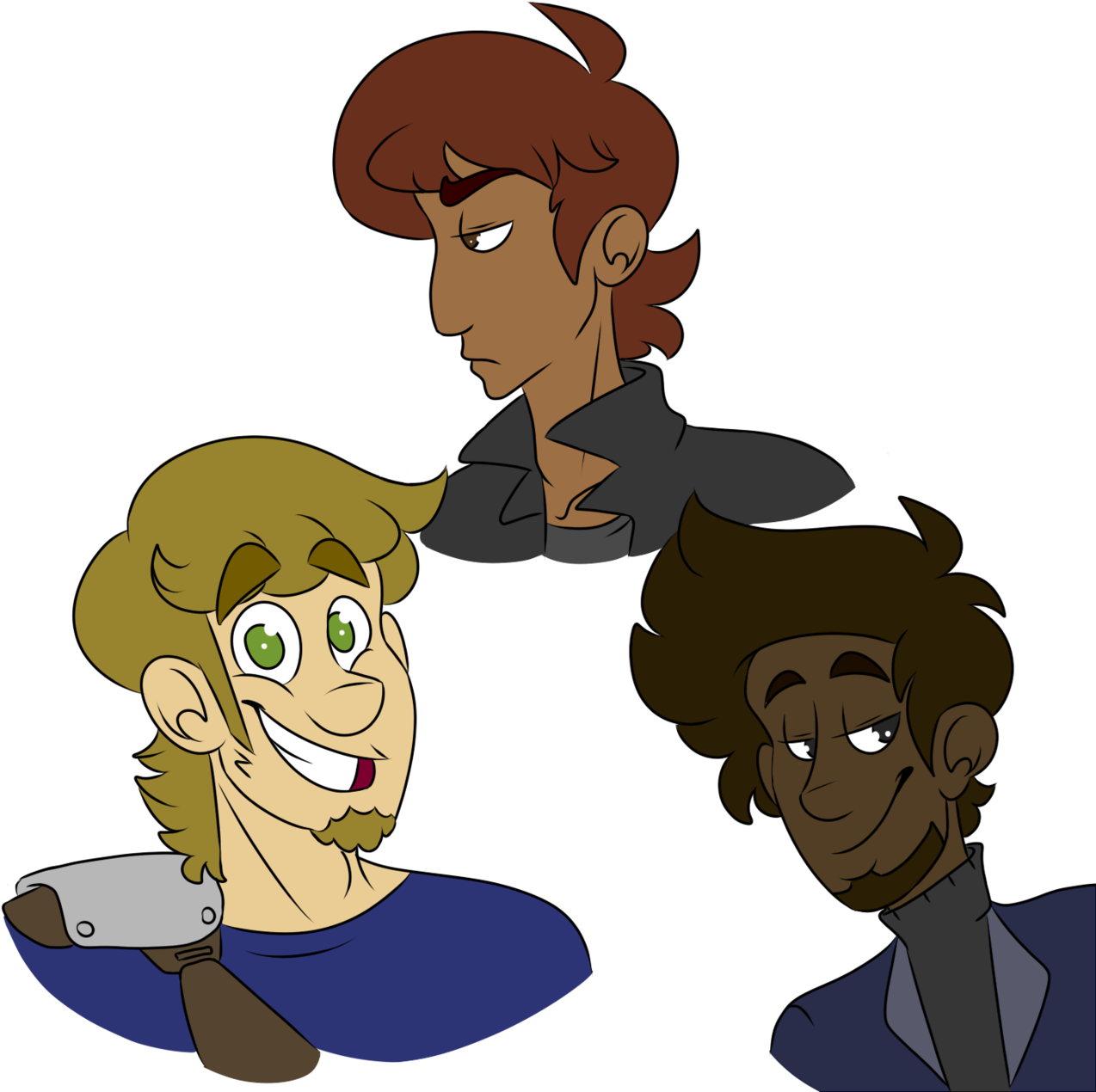 The Fallout Boys - Cartoon (1280x1280), Png Download