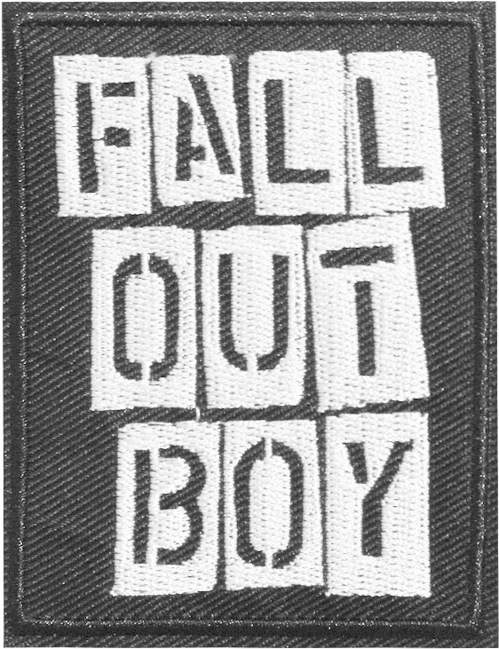 Patch Fall Out Boy - Fall Out Boy Letters (1000x1300), Png Download