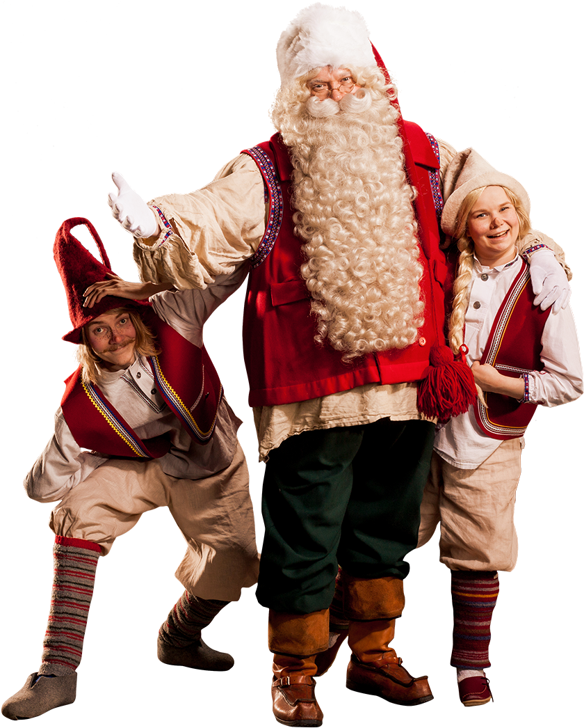 Get To Know Santa's Entourage - Santa Claus (850x1062), Png Download