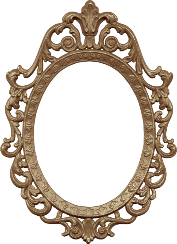 Cadre Baroque Png - Espelho Da Bruxa Da Branca De Neve (580x800), Png Download
