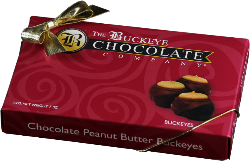 Dark Chocolate Png Pic - Dark Chocolate Buckeyes 14 Oz Box (900x600), Png Download