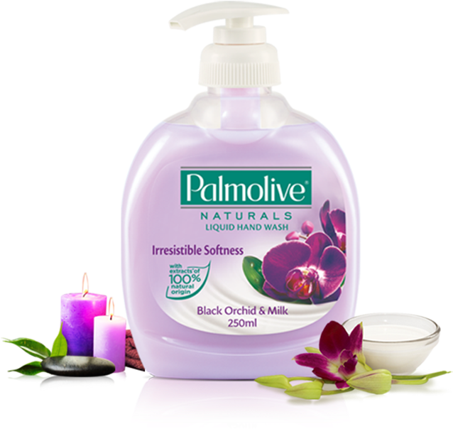 Black Orchid & Milk - Palmolive Orchid Hand Wash (700x702), Png Download