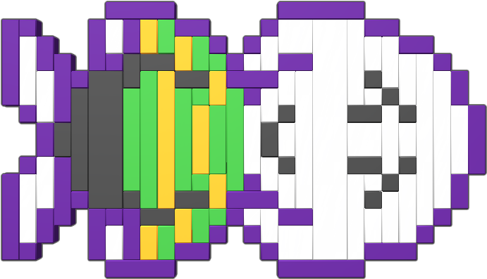 My Undertale Asriel Pixel Art The First In Blocksworld - French Flag Animate Gif (768x768), Png Download