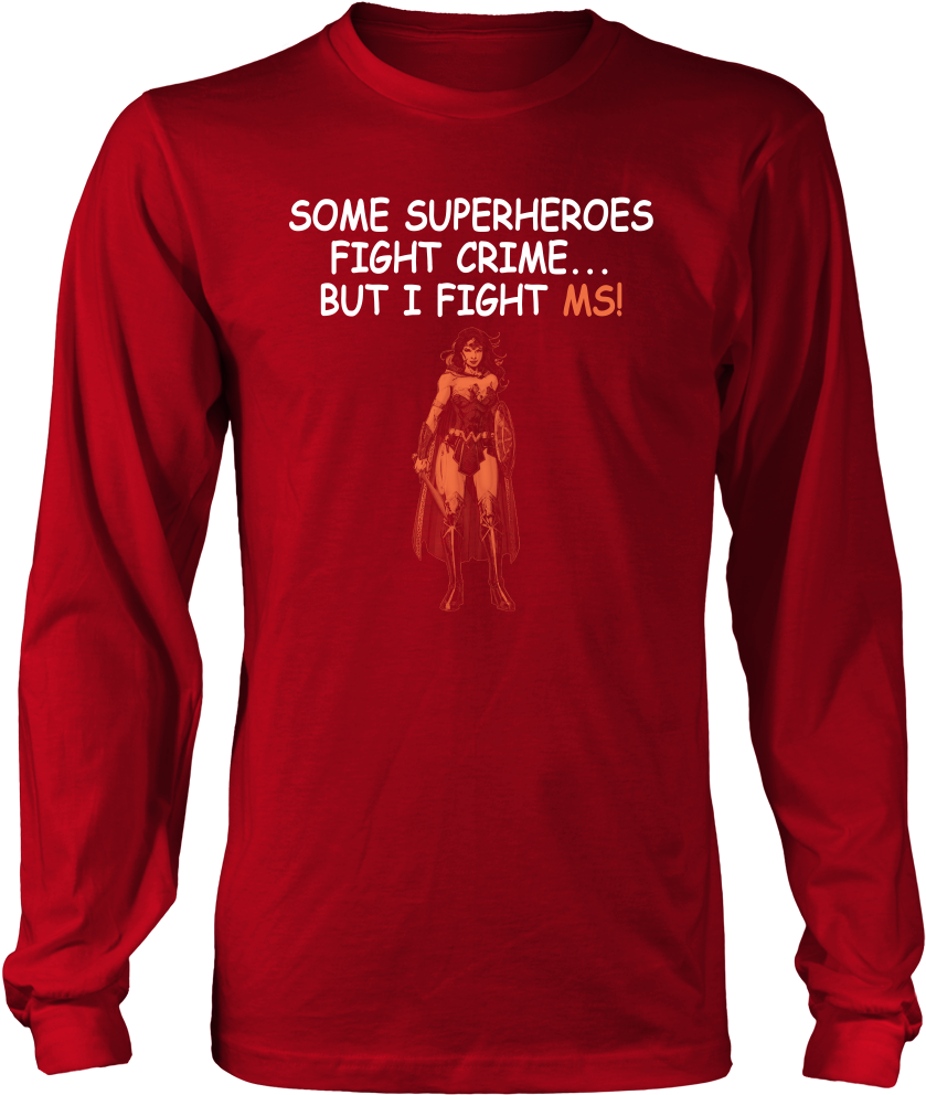 Multiple Sclerosis Wonder Woman Shirt - Tik Tok T Shirt (1000x1000), Png Download