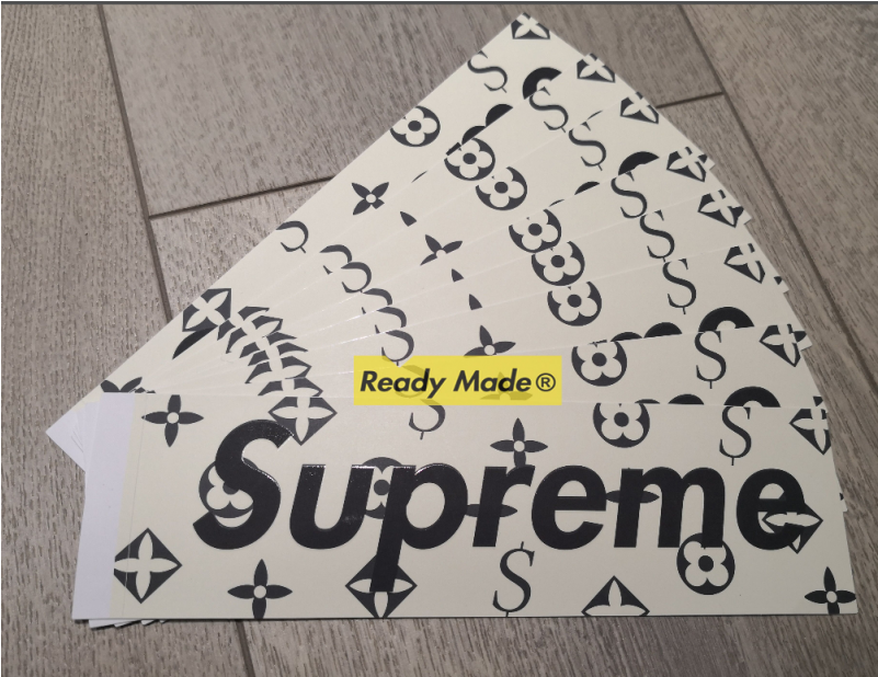 Download Box Logo Lv Sticker Tort Sticker - Supreme PNG Image with