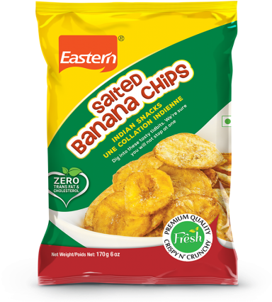 Salted Banana Chips - Mixture (545x600), Png Download