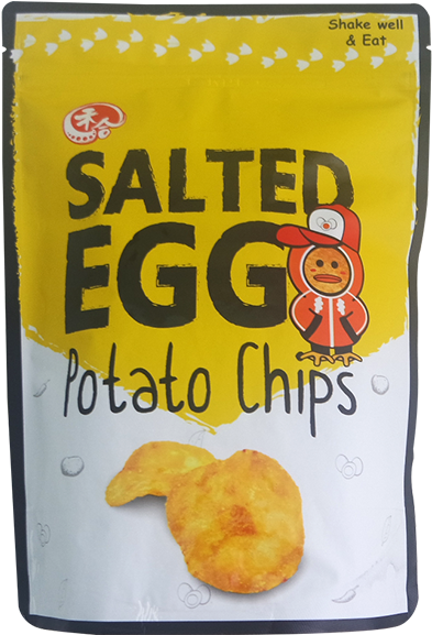 Hoe Hup Salted Egg Potato Chips (640x640), Png Download