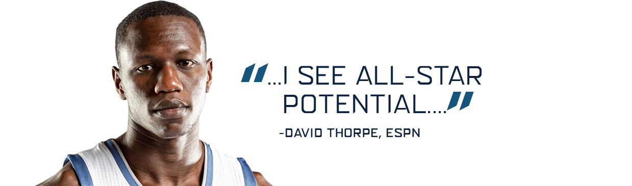David Thorpe On Gorgui Dieng - White-collar Worker (1373x368), Png Download