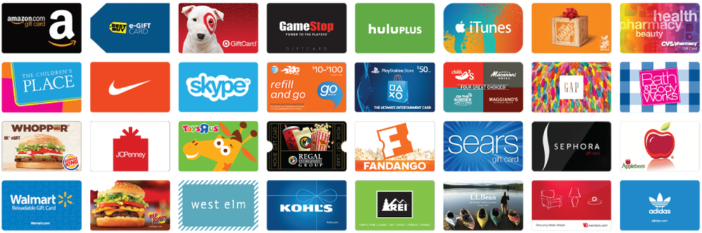 B85090 - Gap Gift Card (email Delivery), Blue (1000x333), Png Download