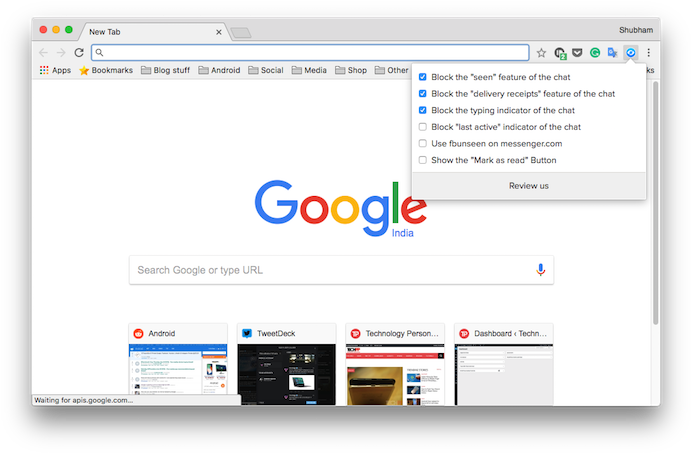 Check Facebook Messages Without Updating The Read Receipts - Social Media Cushion Cover Designed,printed & Made (700x460), Png Download