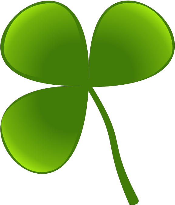 Tux Paint Shamrock - Shamrock Clip Art (768x768), Png Download