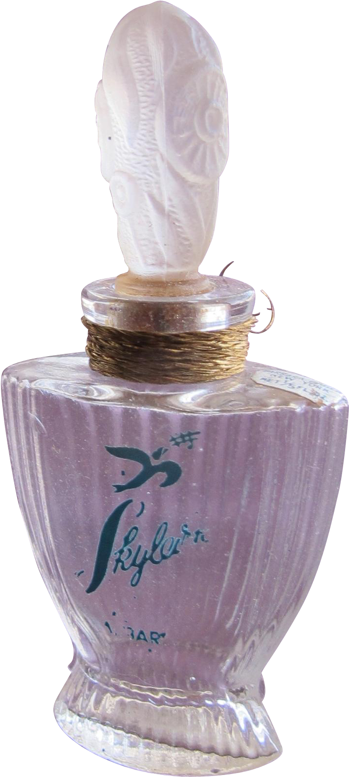 Vintage Perfume Bottle Skylark Mini By Barbara Gould - Perfume (1587x1587), Png Download