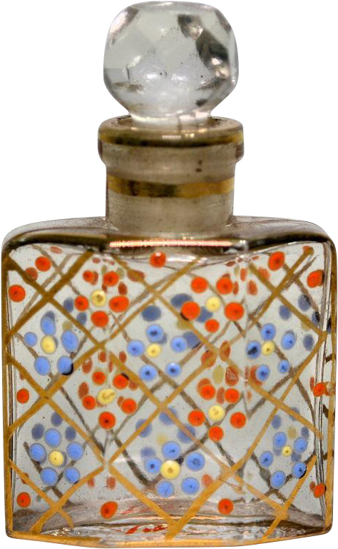 Enameled Czechoslovakia Perfume Bottle - Perfume (768x768), Png Download