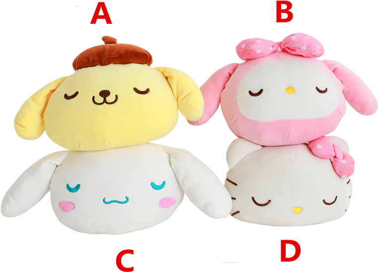 Mymelody And Cinnamoroll Dolls Pn0701 - Doll (800x800), Png Download