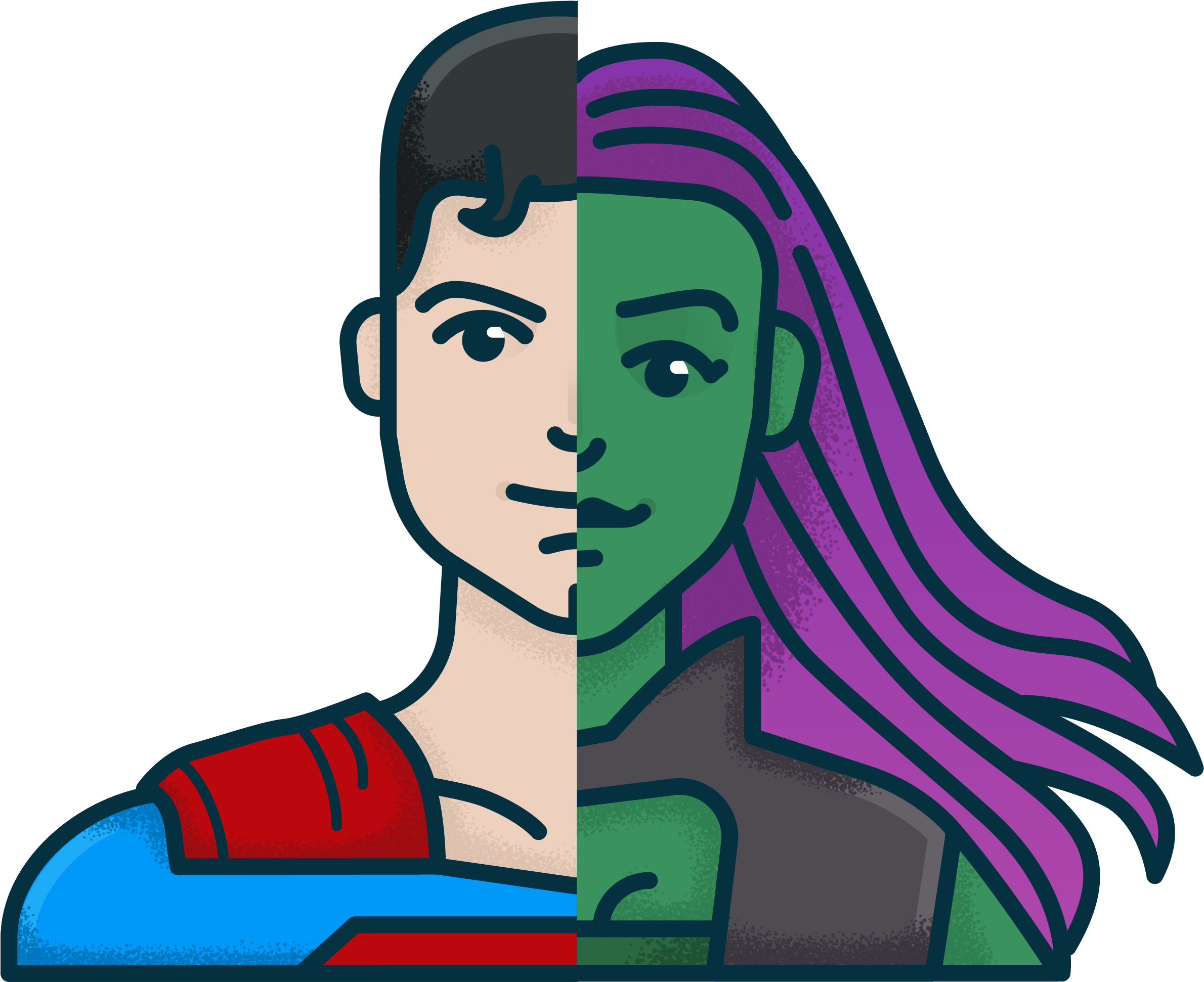 Superhero Possesses Superhuman Strength - Illustration (2625x2625), Png Download