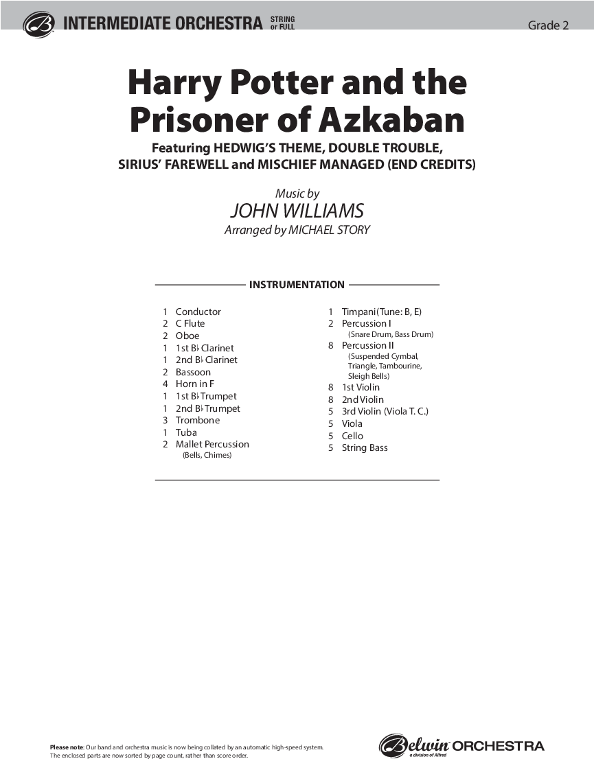 Harry Potter And The Prisoner Of Azkaban Thumbnail - Harry Potter And The Prisoner Of Azkaban Music Score (864x1152), Png Download
