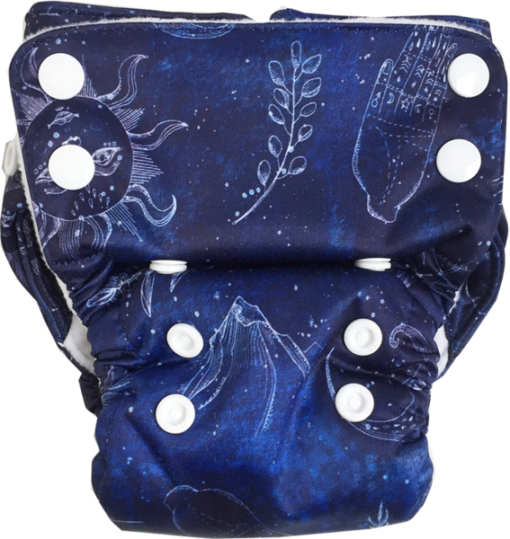 Celestial Neo V2 All In One Diaper - Diaper (567x600), Png Download