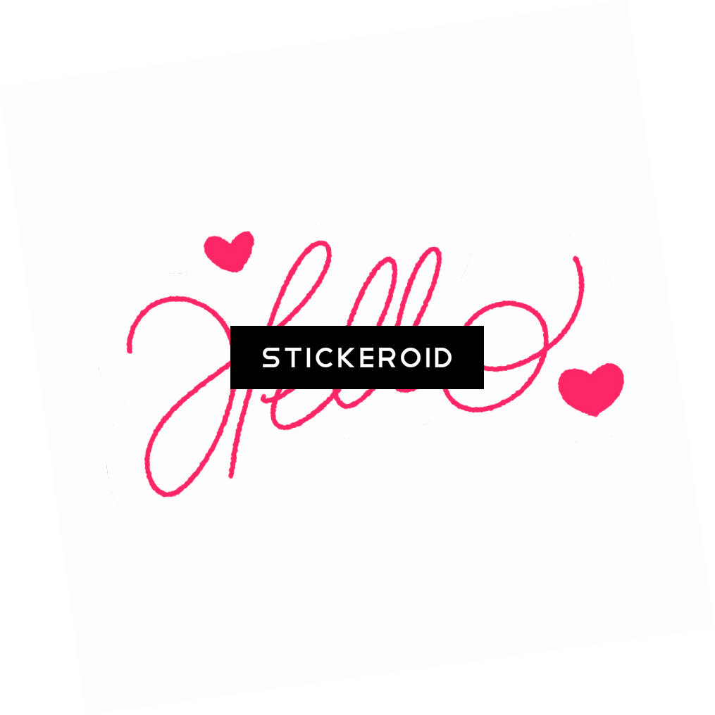 Hello - Calligraphy (1015x1016), Png Download