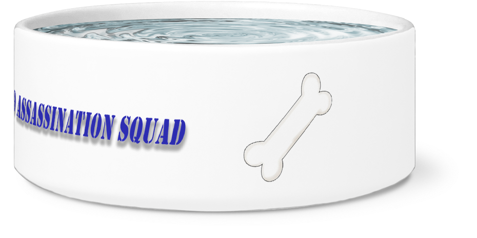 Mossad Top Secret K-9 Assassination Squad Dog Bowl - I'm The Top Dog Novelty Dog Bowl, For Puppies And Adults (1024x1024), Png Download