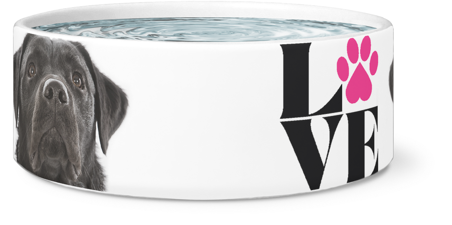 Load Image Into Gallery Viewer, Large Dog Bowl, Love - Dog (1024x1024), Png Download