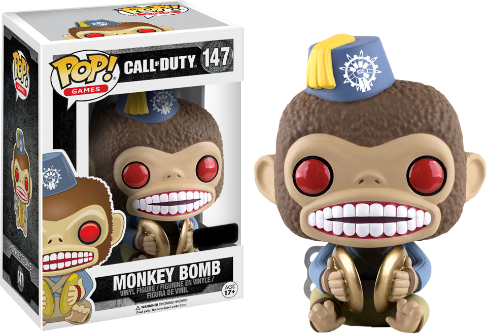 Call Of Duty - Monkey Bomb Funko Pop (960x659), Png Download