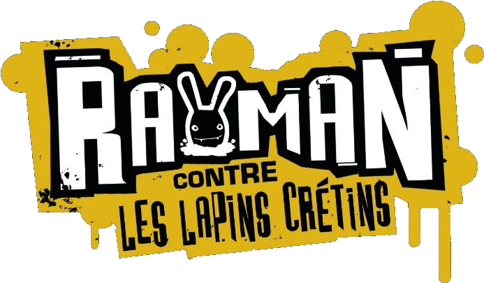 Rayman Contre Les Lapins Crétins Logo - Rayman Raving Rabbids Logo (728x437), Png Download