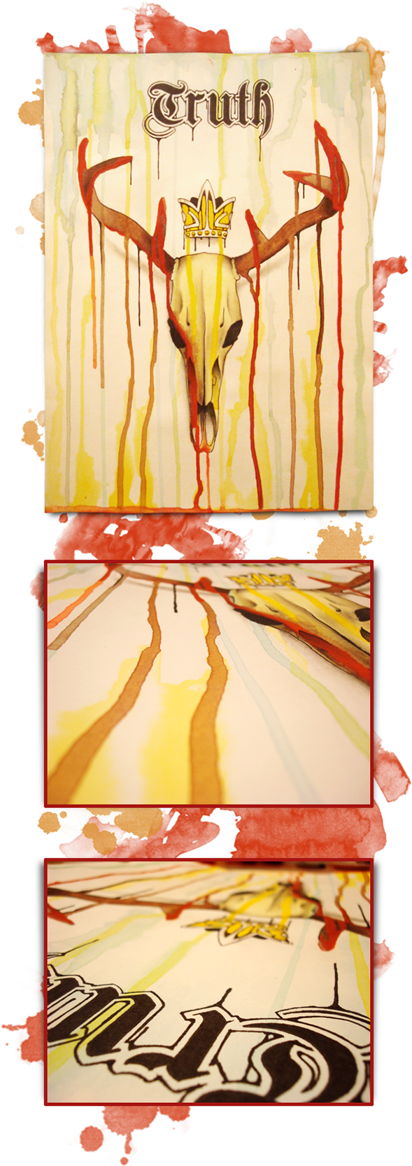 Watercolor / Ink / Pencil - Watercolor Paint (600x1680), Png Download