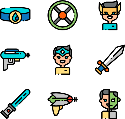 Superhero - Cartoon (600x564), Png Download