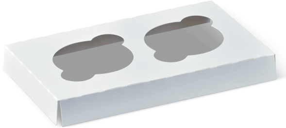 2 Cupcake Insert - Table (600x600), Png Download