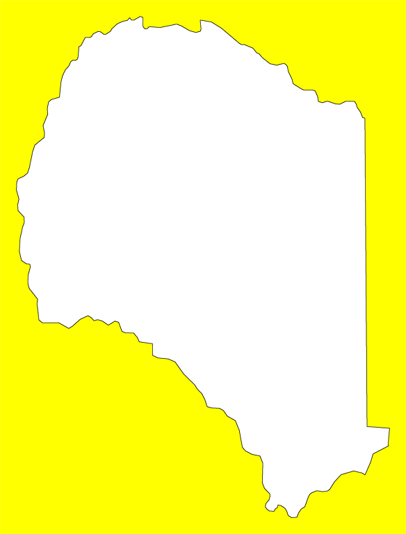 A Plain Frame Map Of Suwannee - Suwannee County, Florida (584x768), Png Download