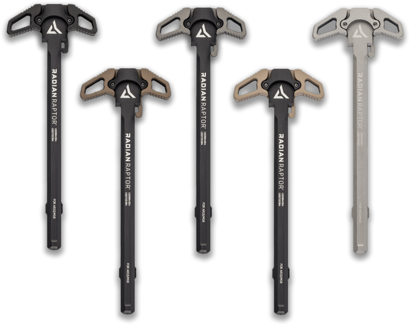 Radian Raptor Charging Handle (815x674), Png Download