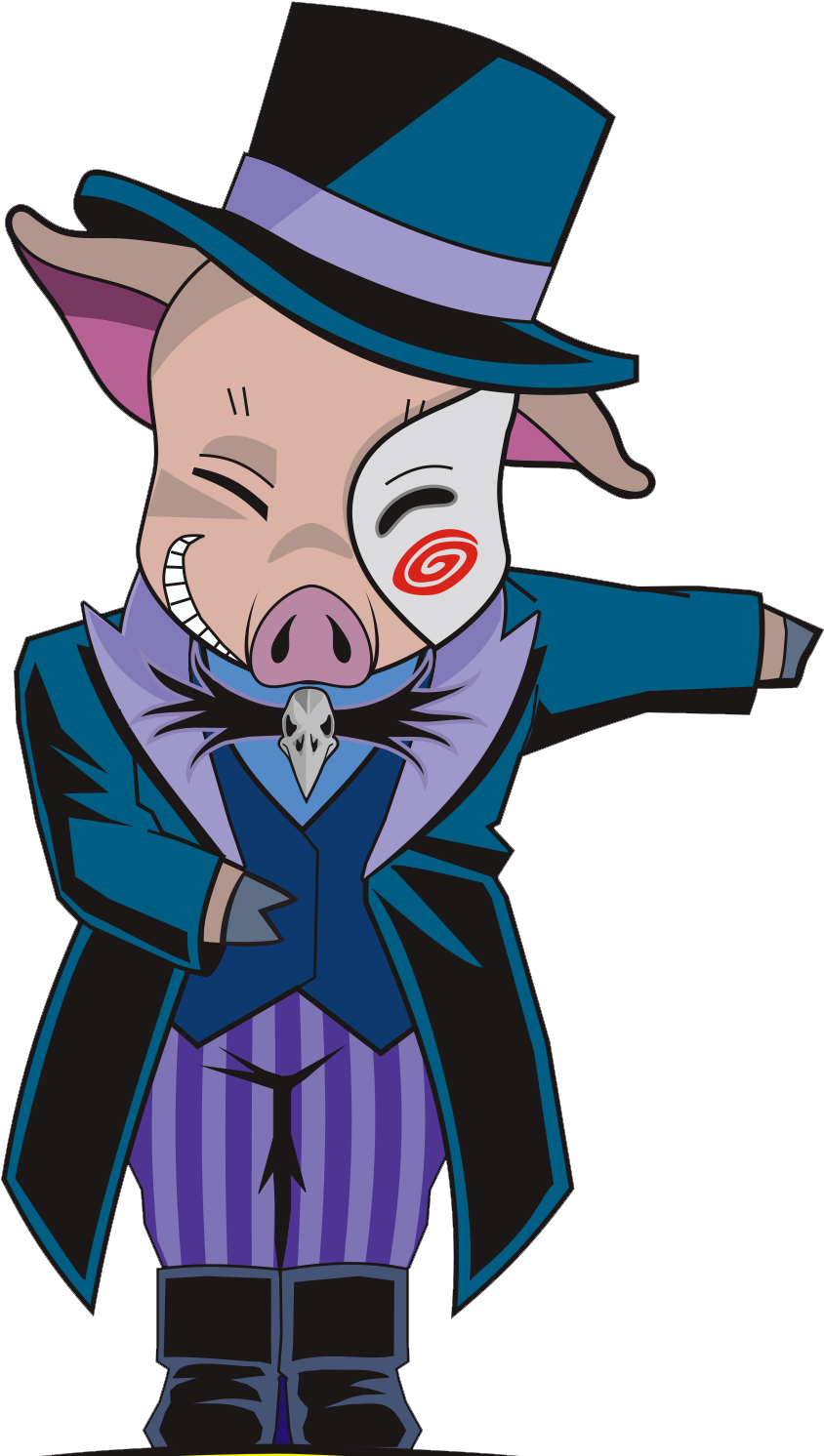 Ringmaster Buu No Bg - Cartoon (1048x1578), Png Download