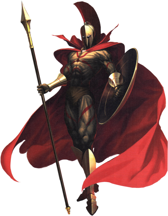 Lancer Leonidas Vs Blitzcrank (league Of Legends) - Fate Leonidas (629x768), Png Download