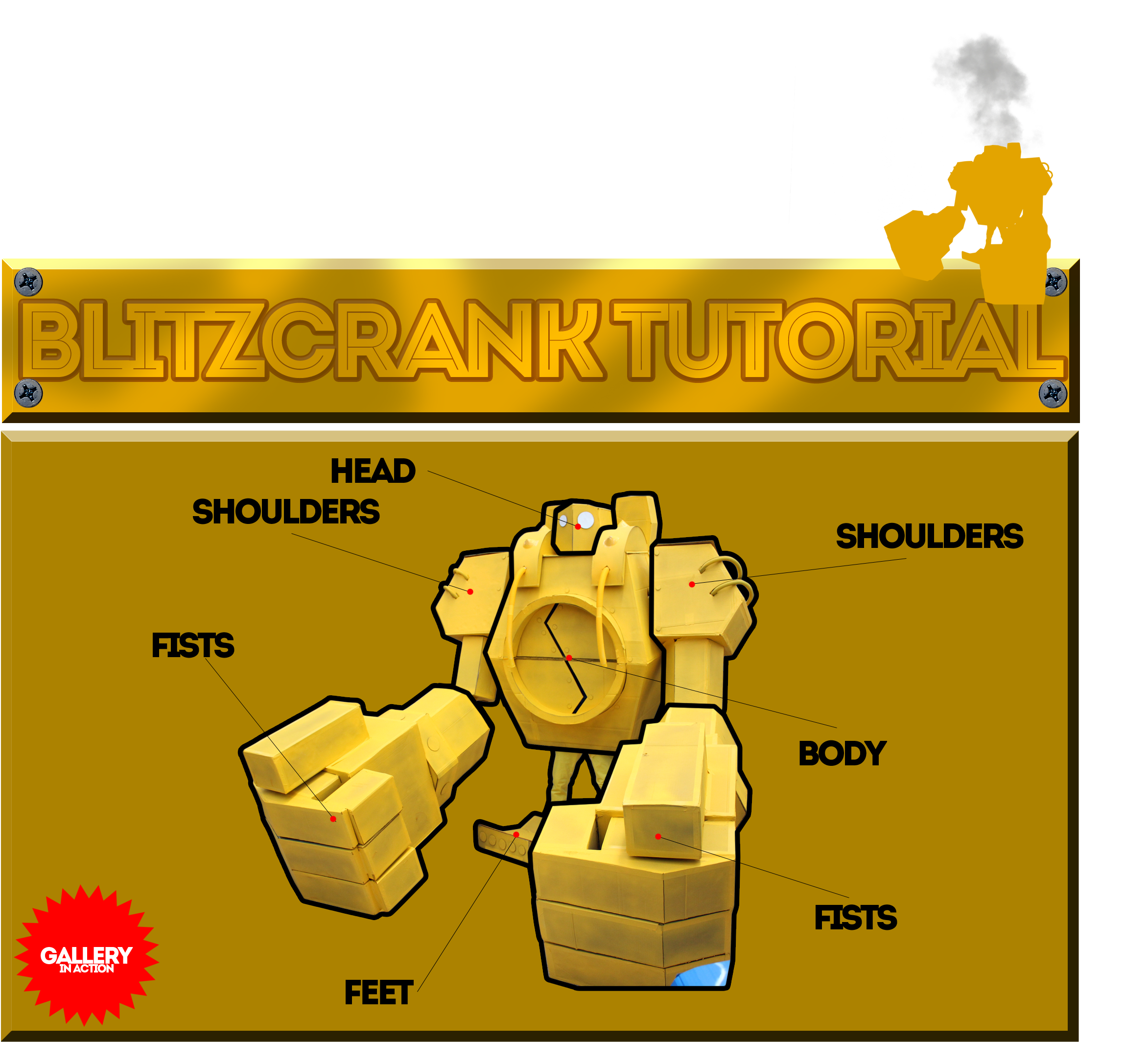 Blitzcrank - Graphic Design (2876x2430), Png Download