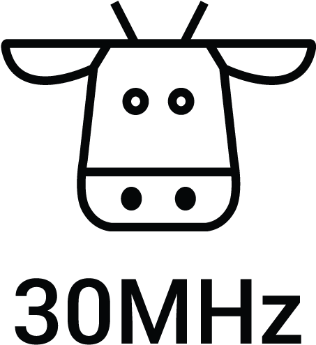 Logo Black On White - 30mhz Logo (640x640), Png Download