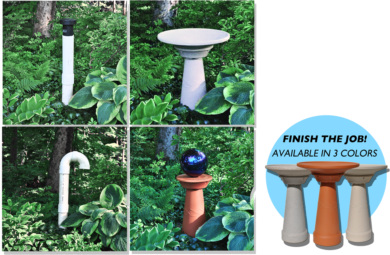 An Error Occurred - Dirty Bird Septic Vent Concealer Terra Cotta (1300x850), Png Download