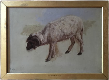 Frederick Goodall - Sheep (736x460), Png Download