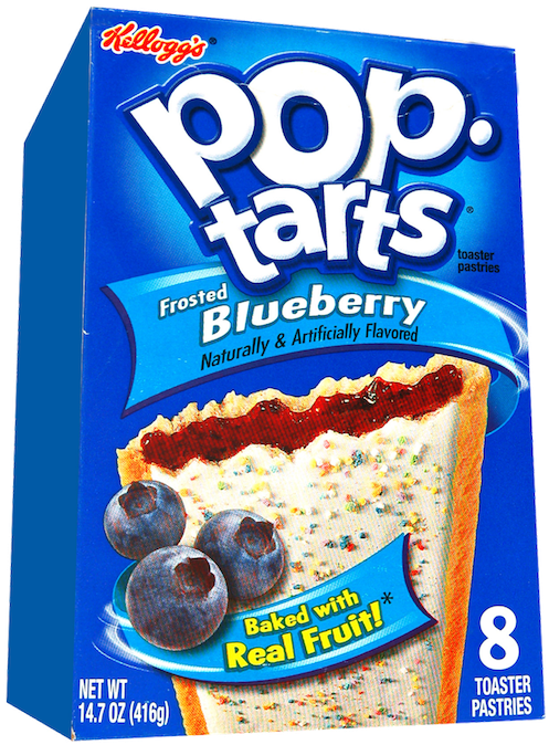 Kellogg's Pop Tarts Blueberry - Frosted Pop Tarts Strawberry (700x700), Png Download