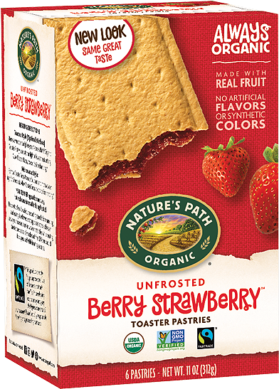 Nature's Path Organic Toaster Pastries, Frosted Berry - Nature's Path Organic Sunrise Breakfast Dark Chocolate (600x600), Png Download
