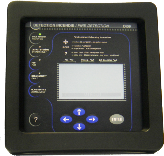 Di-09 Fire Alarm Panel - Betex Muhendislik (600x584), Png Download