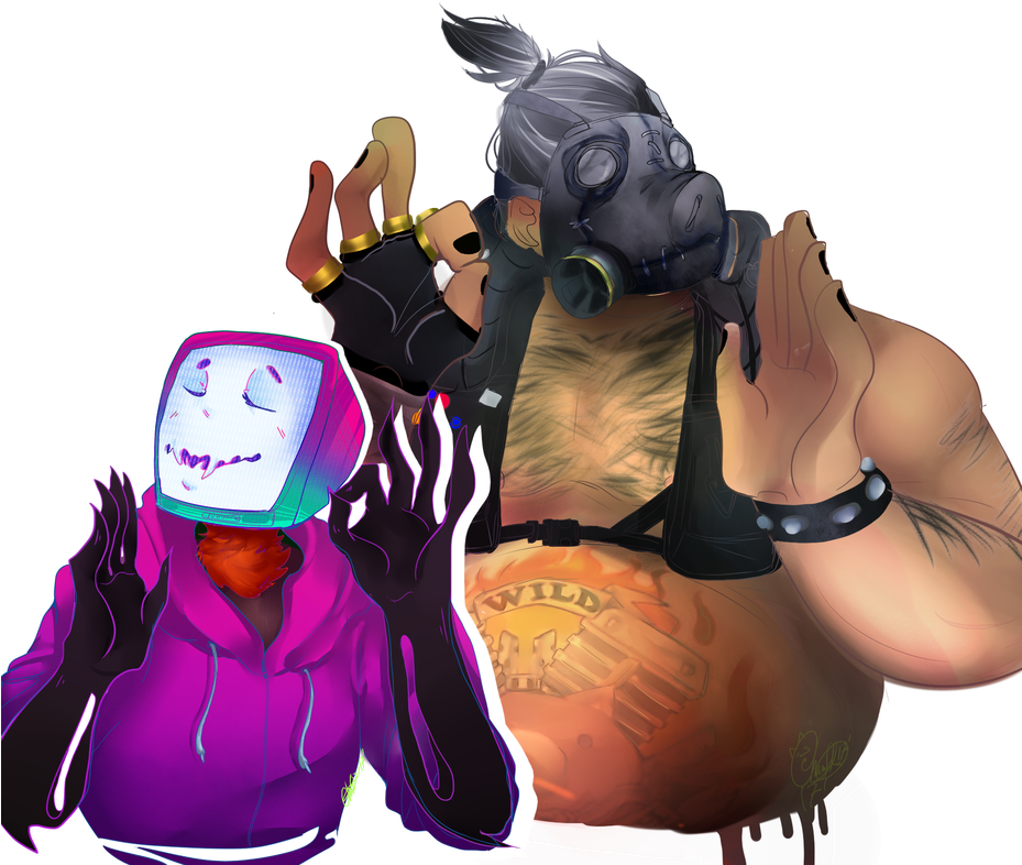 Year 2017 - Fanart Pyrocynical - Illustration (928x800), Png Download