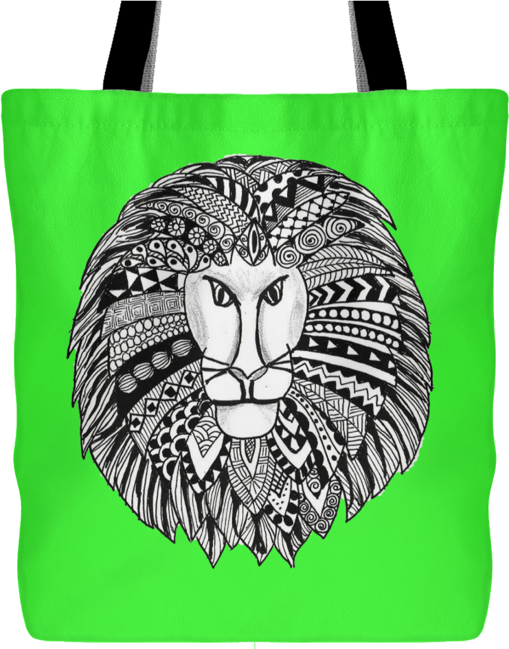 I Am Lion, Hear Me Roar Tote Bag - Tote Bag (1024x1024), Png Download