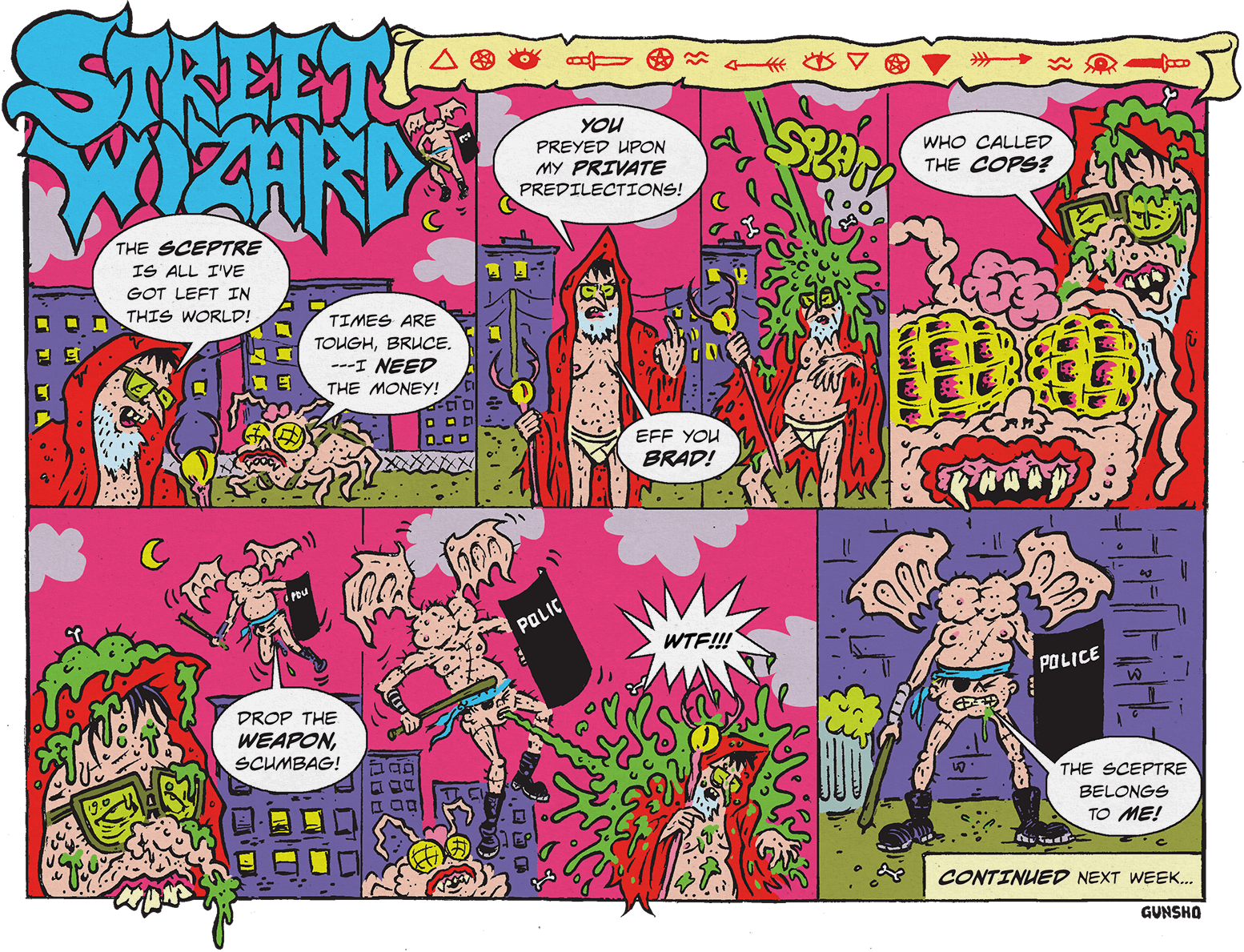 Street Wizard By James-quigley - Comics (1554x1189), Png Download