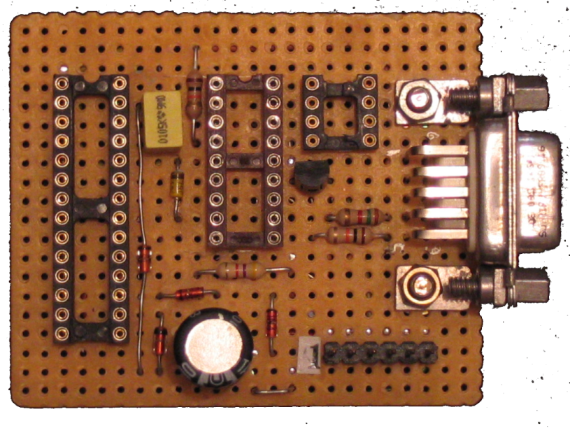 This Is An Image Of My Hand-made Serial Port Programmer, (815x612), Png Download
