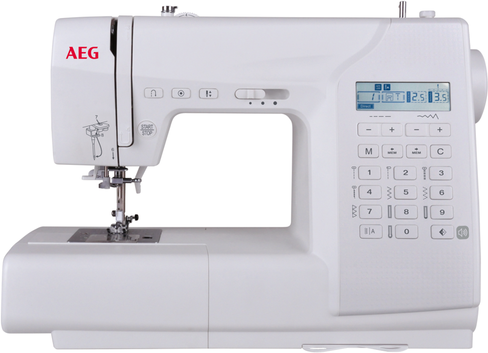 Aeg 65z Sewing Machine - Aeg Sewing Machine (1024x739), Png Download