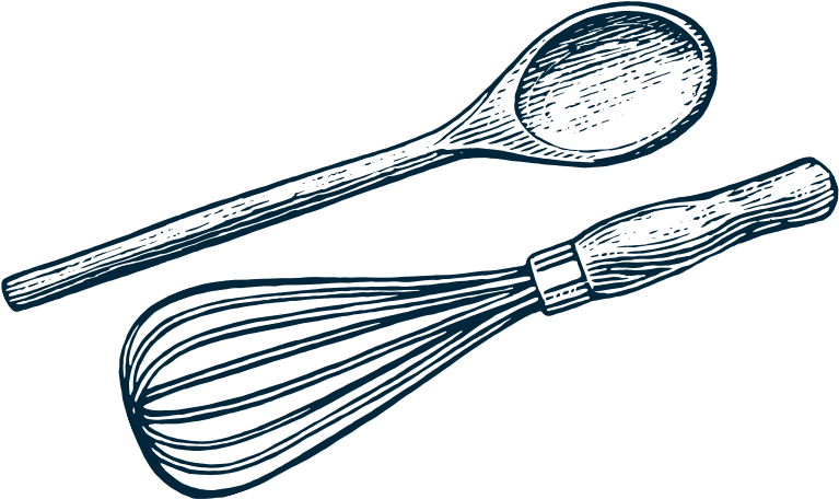 Clip Black And White Stock Tours Pcc Community Markets - Spoon And Whisk (800x535), Png Download